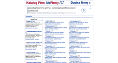 Desktop Screenshot of alefirmy.pl