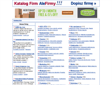 Tablet Screenshot of alefirmy.pl